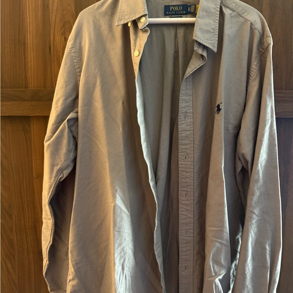 Ralph Lauren Gray Casual Button Down Shirt - Picture 4 of 4